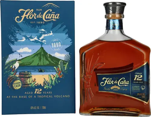 12 Year Old Rum 40% Vol. 0,7l in Giftbox