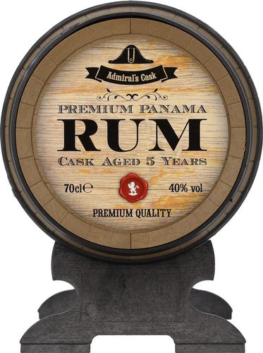 5 Years Old Admiral's Cask Premium Panama Rum 40% Vol. 0,7l in Giftbox