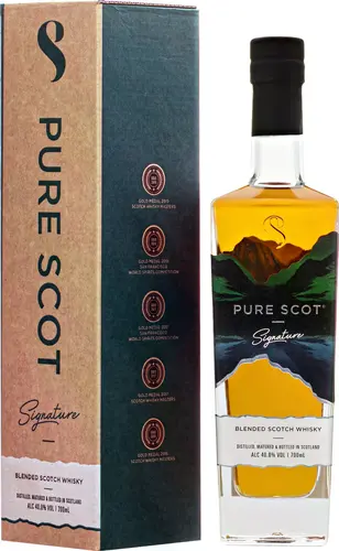 Pure Scot SIGNATURE Whisky 40% Vol. 0,7l in Giftbox