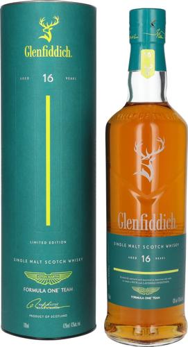 16 Years Old ASTON MARTIN FORMULA ONE TEAM Single Malt Scotch Whisky 43% Vol. 0,7l in Giftbox
