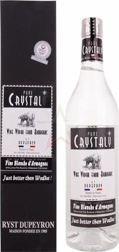 Ryst Dupeyron Pure CRISTALY Wine Wodka from Armagnac 40% Vol. 0,7l in Giftbox