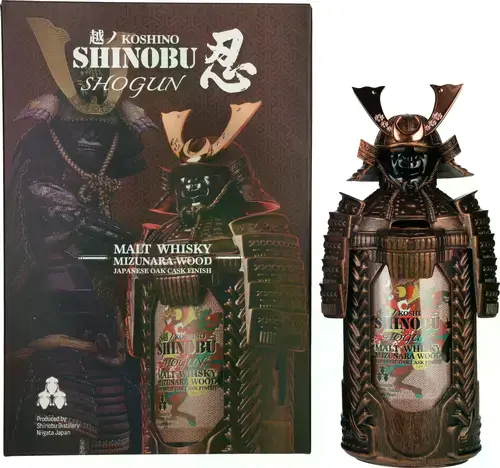 SHOGUN Malt Whisky Mizunara Wood Oak Cask Finish 43% Vol. 0,7l in Giftbox