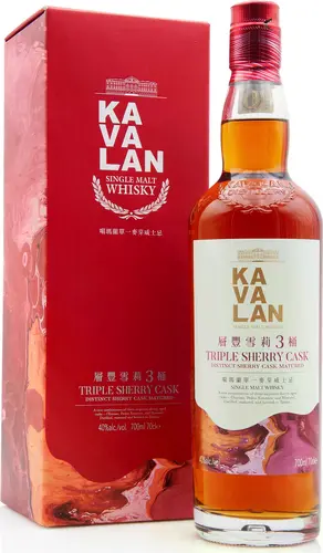 TRIPLE SHERRY CASK Single Malt Whisky 40% Vol. 0,7l in Giftbox