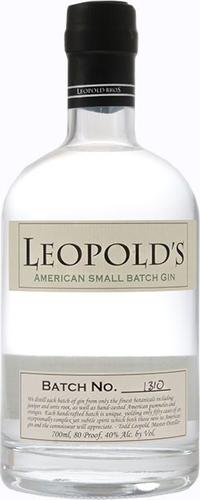 Leopold's American Small Batch Gin 40% Vol. 0,7l