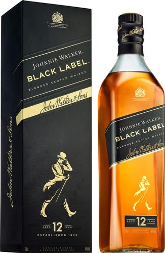 BLACK LABEL 12 Years 40% Vol. 1l in Giftbox