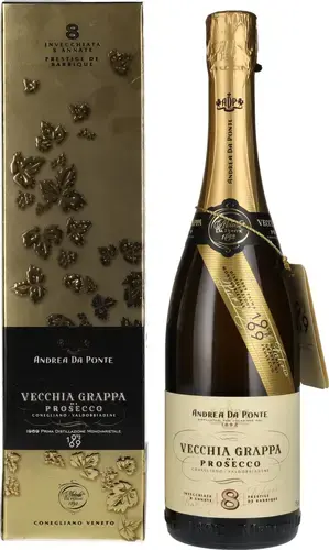 Vecchia Grappa di Prosecco Aged 8 Years 42% Vol. 0,7l in Giftbox