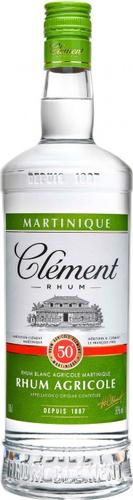 Clément Rhum Agricole Blanc 50% Vol. 1l