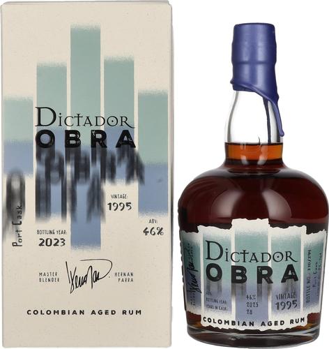 OBRA VINTAGE 28 Years Old PORT CASK Rum 1995 46% Vol. 0,7l in Giftbox
