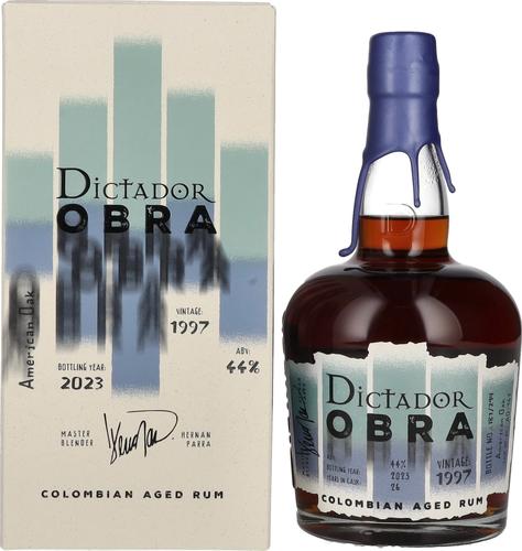 OBRA VINTAGE 26 Years Old AMERICAN OAK CASK Rum 1997 44% Vol. 0,7l in Giftbox