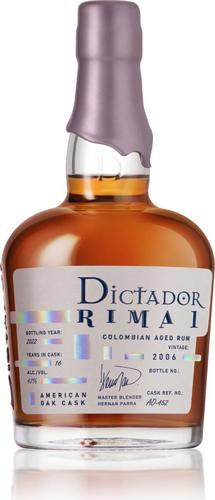 RIMA I AMERICAN OAK CASK VINTAGE 2006 42% Vol. 0,7l