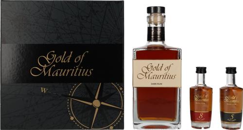 Gold of Mauritius Gift Set 40% Vol. 0,7l in Giftbox + 2x0,05l
