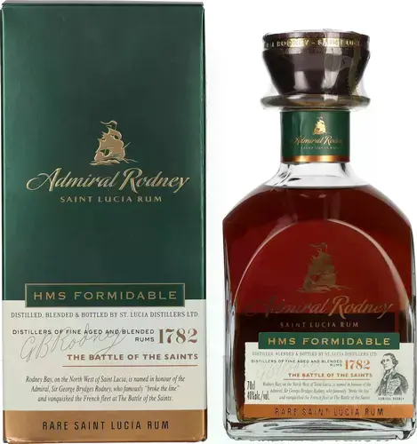 HMS FORMIDABLE Rare Saint Lucia Rum 40% Vol. 0,7l in Giftbox