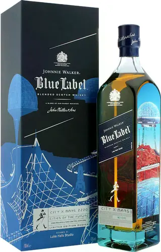 Johnnie Walker Blue Label Cities of the Future: Mars 2200 40% Vol. 0,7l