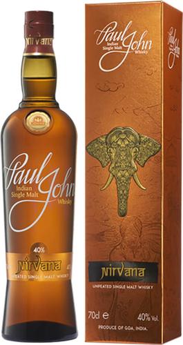 NIRVANA Indian Single Malt Whisky 40% Vol. 0,7l in Giftbox