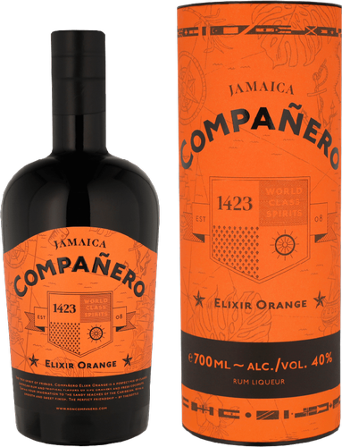 JAMAICA ELIXIR ORANGE Rum Liqueur 40% Vol. 0,7l in Giftbox
