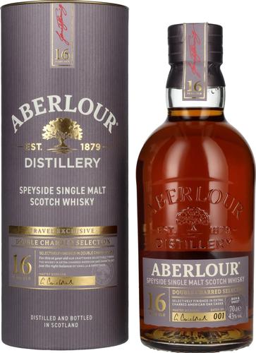 16 Years Old DOUBLE CHARRED SELECTION Travel Exclusive Speyside Single Malt 43% Vol. 0,7l in Giftbox