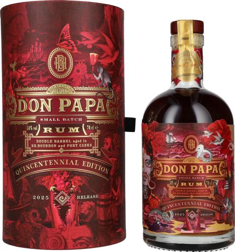 7 Years Old Small Batch Ex-Bourbon & Port Casks Rum Quincentennial Edition 50% Vol. 0,7l in Giftbox