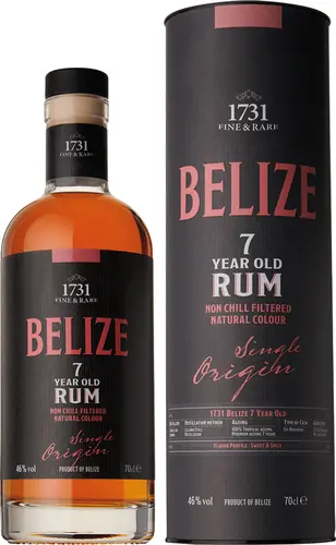 BELIZE 7 Years Old Single Origin Rum 46% Vol. 0,7l
