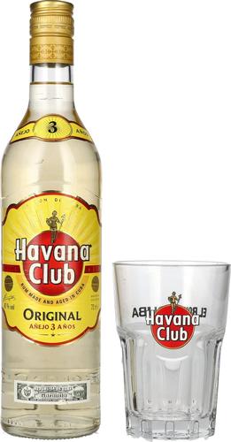 ORIGINAL 3 YO Rum 40% Vol. 0,7l with glass