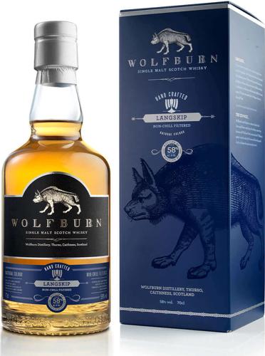 LANGSKIP Single Malt Scotch Whisky 58% Vol. 0,7l in Giftbox