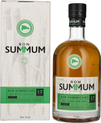 Ron Summum 12 Solera Ron Dominicano MALT WHISKY CASK FINISH 43% Vol. 0,7l in Giftbox