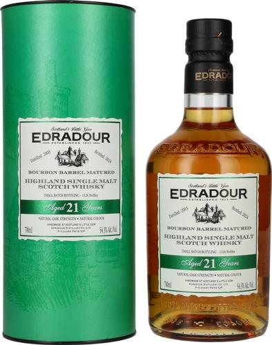 21 Years Old Bourbon Barrel Matured Highland Single Malt Whisky 54,3% Vol. 0,7l in Giftbox