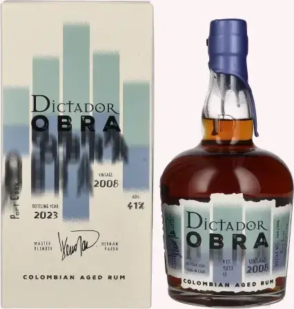 OBRA VINTAGE 15 Years Old PORT CASK Rum 2008 41% Vol. 0,7l in Giftbox
