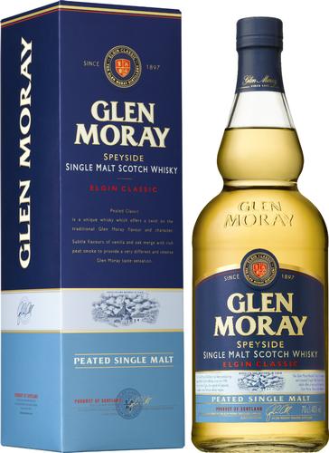 Glen Moray Classic Peated Single Malt 40% Vol. 0,7l