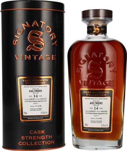 AULTMORE 14 Years Old 1st Fill PX Hogshead Cask Strength #1 2011 61,4% Vol. 0,7l in Tinbox