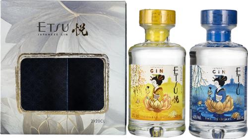 Japanese Gin Set 43% Vol. 2x0,2l in Giftbox