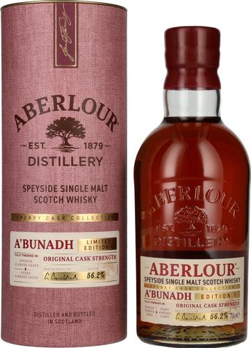 A'BUNADH Original Cask Strength Sherry Cask Collection Limited Edition 1 56,2% Vol. 0,7l in Giftbox
