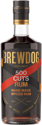 500 CUTS SPICED RUM Hand Made Spiced Rum 40% Vol. 0,7l