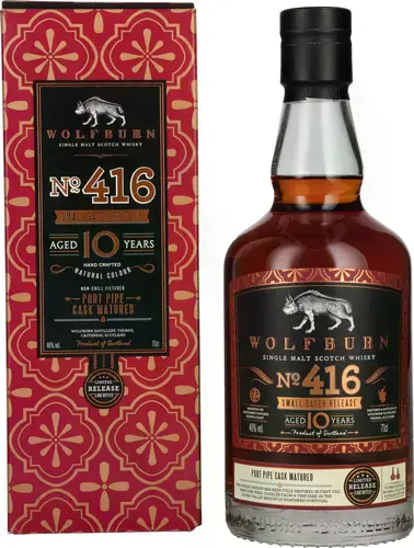 10 Years Old No. 416 Small Batch Release Single Malt Scotch Whisky 46% Vol. 0,7l in Giftbox