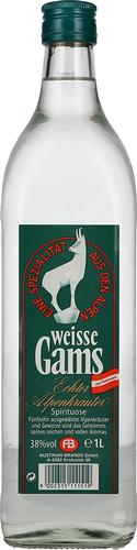 Weisse Gams Echter Alpine Herbs 38% Vol. 1l