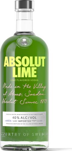 LIME Flavoured Vodka 40% Vol. 1l