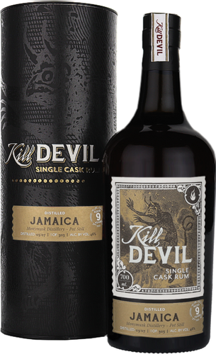 Kill Devil Jamaica 9 Years Old Single Cask Rum 2007 46% Vol. 0,7l in Giftbox