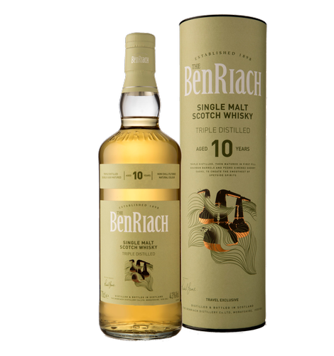 10 Years Old Triple Distilled 43% Vol. 0,7l