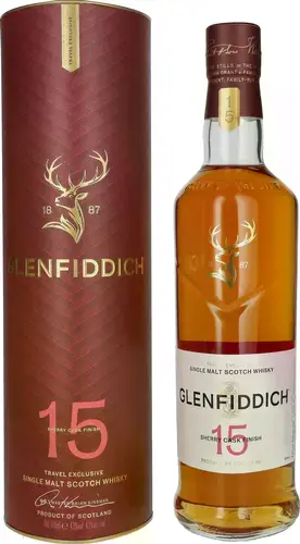15 Years Old Sherry Cask Single Malt Travel Exclusive 43% Vol. 0,7l in Giftbox