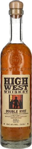 High West Whiskey DOUBLE RYE! 46% Vol. 0,7l