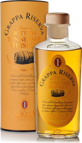 GRAPPA RISERVA IN BOTTI DA TENNESSEE WHISKEY 40% Vol. 0,5l