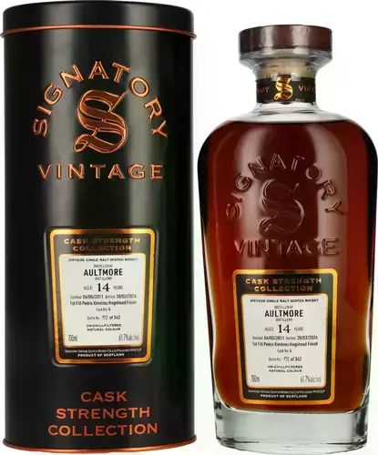 AULTMORE 14 Years Old Cask Strength Collection 2011 61,7% Vol. 0,7l in Tinbox