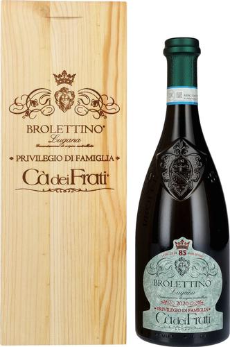 Brolettino Lugana Privilegio di Famiglia DOC 2020 13,5% Vol. 0,75l in Holzkiste