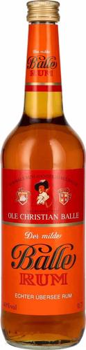 The Mild Balle Rum by Ole Christan Ball 40% Vol. 0,7l