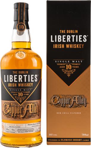 Copper Alley 10 Years Old Single Malt Oloroso Sherry Cask Finish 46% Vol. 0,7l