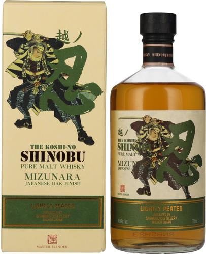 Pure Malt Whisky Lightly Peated Mizunara Oak Finish 43% Vol. 0,7l in Giftbox
