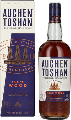 THREE WOOD Single Malt Scotch Whisky 43% Vol. 0,7l