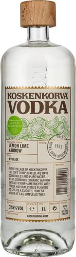 LEMON LIME YARROW Flavoured Vodka 37,5% Vol. 1l