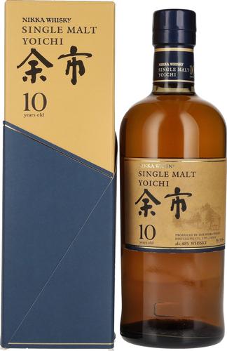 10 Years Old Yoichi Single Malt Whisky 45% Vol. 0,7l in Giftbox