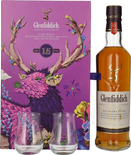 15 OUR SOLERA Single Malt Scotch Whisky 40% Vol. 0,7l in Giftbox with 2 glasses