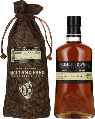 12 Years Old Single Cask Series AUSTRIA EDITION 2 2020 64,4% Vol. 0,7l in Linen bag